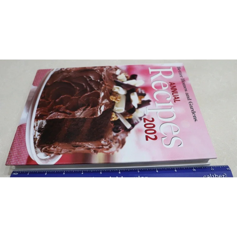 Better Homes and Gardens Annual Recipes 2002 Hardcover Cookbook Illustrated
